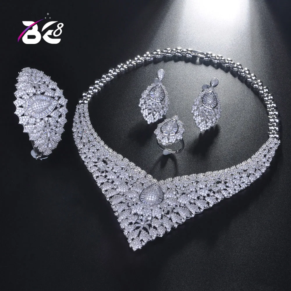 Be 8 New Design Luxury AAA CZ Necklace Pendant Set for Women,high Quality Wedding jewelry Indian Jewelry Sets for Women S196
Be 8 New Design Luxury AAA CZ Necklace Pendant Set for Women,high Quality Wedding jewelry Indian Jewelry Sets for Women S196
