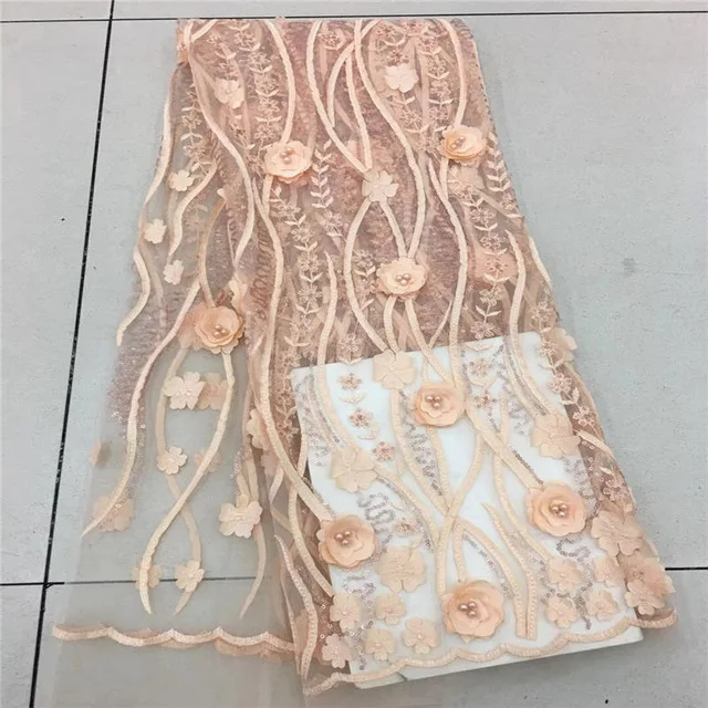 3D Embroidered Mesh Lace With Beads African French Lace Fabric High Quality Applique Nigeria Tulle Lace Fabric 5 Yards
3D Embroidered Mesh Lace With Beads African French Lace Fabric High Quality Applique Nigeria Tulle Lace Fabric 5 Yards