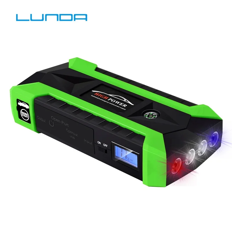 

600A Peak Current Car Jump Starter for Petrol 6.0L Diesel 4.0L High Power Car Battery Charger Emergency Auto Power Bank Booster