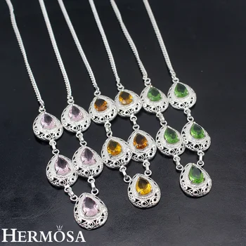 Choose Your Color Multi Stone TopazKunzite Peridot 925 Sterling Silver Color Chain Necklace Length 19.5 Inch TF254 Free Shipping
Choose Your Color Multi Stone TopazKunzite Peridot 925 Sterling Silver Color Chain Necklace Length 19.5 Inch TF254 Free Shipping