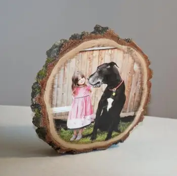 Personalized kids pet birthday keepsake Gifts Wood Slice Ornaments Customize rustic family Ornament Photo Transfer On Wood slice
Personalized kids pet birthday keepsake Gifts Wood Slice Ornaments Customize rustic family Ornament Photo Transfer On Wood slice