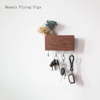 Wall creative storage wall hanging Nordic entry key box clothes hook wood porch living room storage storage box free punch hook
Wall creative storage wall hanging Nordic entry key box clothes hook wood porch living room storage storage box free punch hook