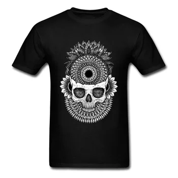 Skull T Shirt Lotus T-shirts Men Mandala Tshirt Company Custom Tops Crew Neck Cotton Short Sleeve Tees Hipster Clothes Black
Skull T Shirt Lotus T-shirts Men Mandala Tshirt Company Custom Tops Crew Neck Cotton Short Sleeve Tees Hipster Clothes Black
