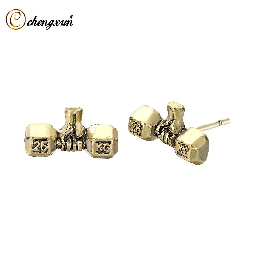 CHENGXUN 25KG Weightlifting Men Women Earrings Sports Fitness Original Fashion Jewelry Stud Earring Gift
CHENGXUN 25KG Weightlifting Men Women Earrings Sports Fitness Original Fashion Jewelry Stud Earring Gift