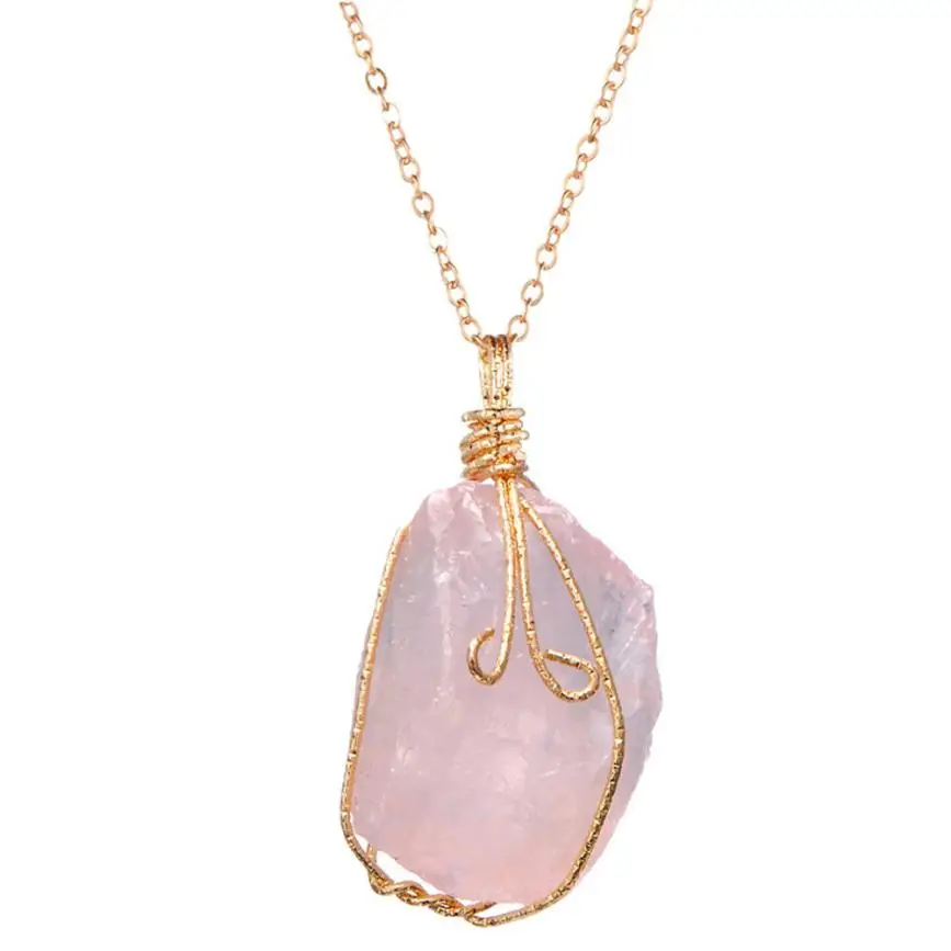 Necklaces Rainbow Stone Natural Crystal Rock Necklace Quartz Pendant Alloy natural stone necklace Dropshipping Sept18
Necklaces Rainbow Stone Natural Crystal Rock Necklace Quartz Pendant Alloy natural stone necklace Dropshipping Sept18