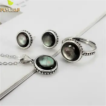 Flyleaf 925 Sterling Silver Earrings For Women Necklaces & Pendants Natural Black Shell Turquoise Party Ring Fine Jewelry Sets
Flyleaf 925 Sterling Silver Earrings For Women Necklaces & Pendants Natural Black Shell Turquoise Party Ring Fine Jewelry Sets