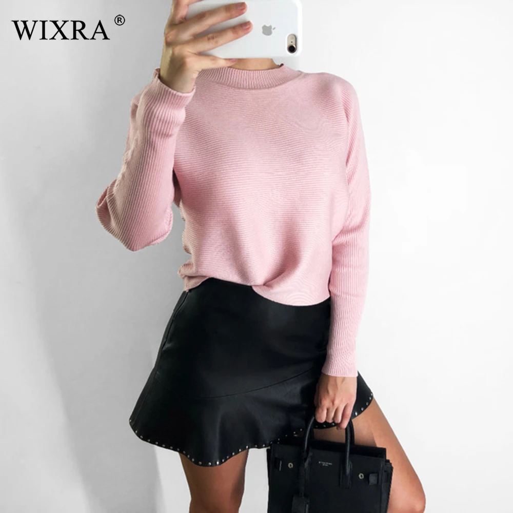 Wixra 2018 Pullovers Sweaters Loose O Neck Solid Sweater Fashion Casual Knitted Women's Clothing Spring Autumn Winter Hot
Wixra 2018 Pullovers Sweaters Loose O Neck Solid Sweater Fashion Casual Knitted Women's Clothing Spring Autumn Winter Hot