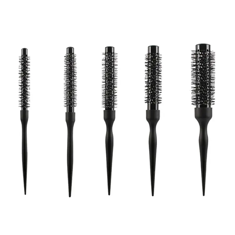 5-size Aluminum Comb Hair Comb Dressing Brushes High Temperature Resistant Ceramic Iron Round Combs Hair Style Tool Hairbrush
5-size Aluminum Comb Hair Comb Dressing Brushes High Temperature Resistant Ceramic Iron Round Combs Hair Style Tool Hairbrush