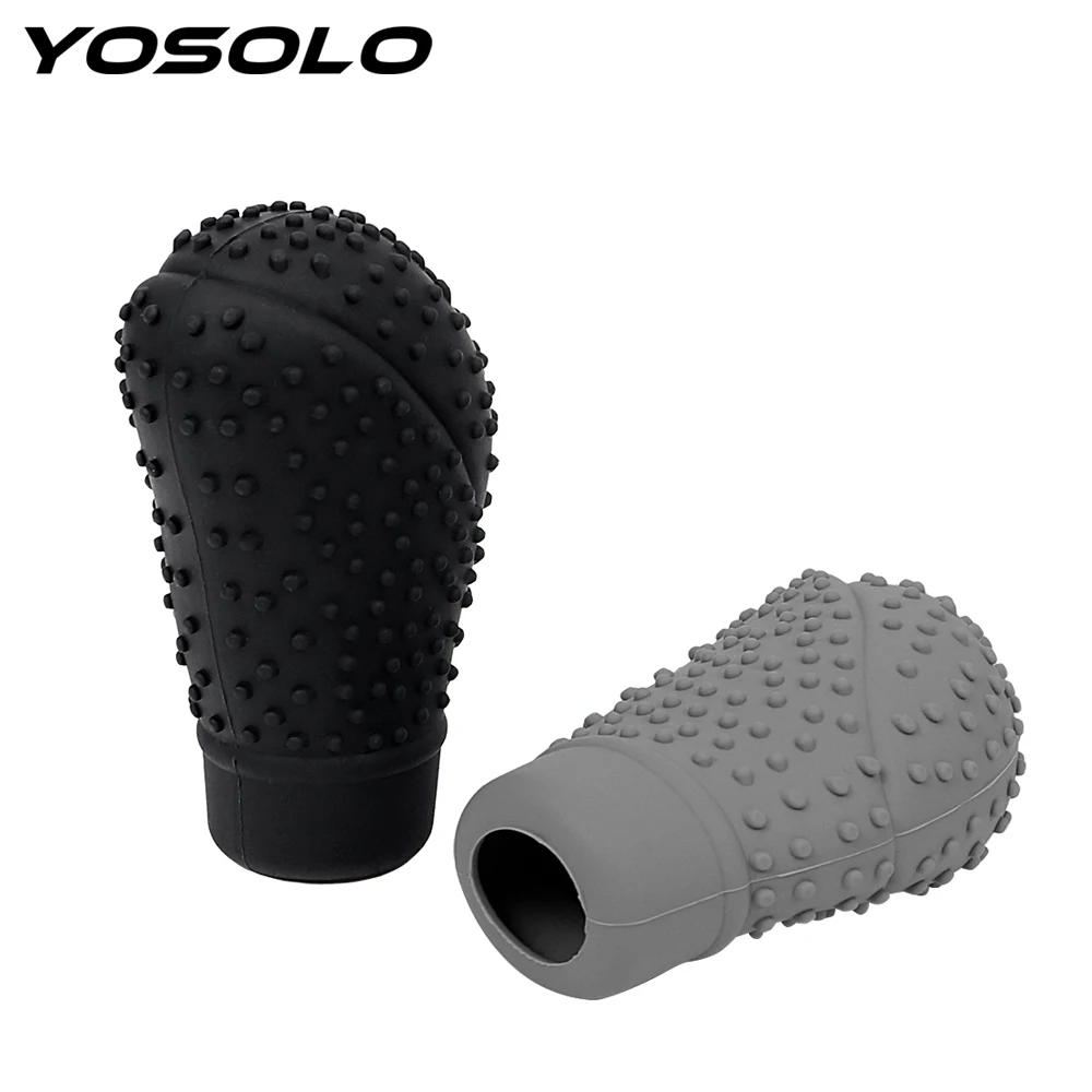 YOSOLO 1 piece random color Soft Silicone Gear Shift Collars Knob Shifter Cover Universal Handbrake Grips Anti-slip
YOSOLO 1 piece random color Soft Silicone Gear Shift Collars Knob Shifter Cover Universal Handbrake Grips Anti-slip