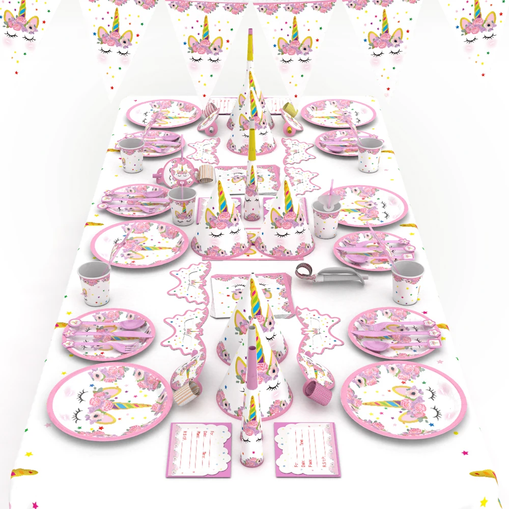 1set Unicorn Party Supplies Pink Rainbow Unicorn Banner Plate Balloon Napkin Cupcake Wrapper Baby Shower Kids Birthday Decor
1set Unicorn Party Supplies Pink Rainbow Unicorn Banner Plate Balloon Napkin Cupcake Wrapper Baby Shower Kids Birthday Decor