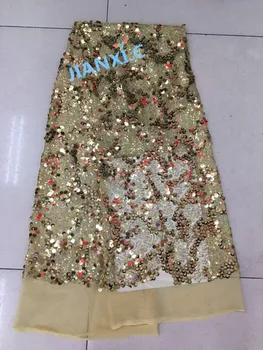 Top selling french net lace fabric JIANXI.C-81003 good quality sequins net lace fabric for evening dress
Top selling french net lace fabric JIANXI.C-81003 good quality sequins net lace fabric for evening dress
