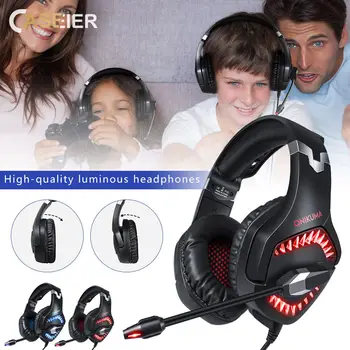 CASEIER 3.5mm Wired PS4 PC Gaming Headset Game Stereo Gaming Erphone Headset Headphones With Microphone USB Plug LED Light
CASEIER 3.5mm Wired PS4 PC Gaming Headset Game Stereo Gaming Erphone Headset Headphones With Microphone USB Plug LED Light