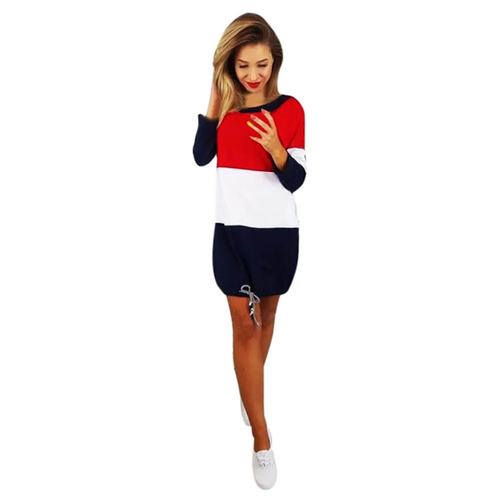 Women's Holiday Summer Dress O Collar Party Ladies Casual Dress Long Sleeve Dress Beach Slim Mini Dress Short Dresses Robe Femme
Women's Holiday Summer Dress O Collar Party Ladies Casual Dress Long Sleeve Dress Beach Slim Mini Dress Short Dresses Robe Femme