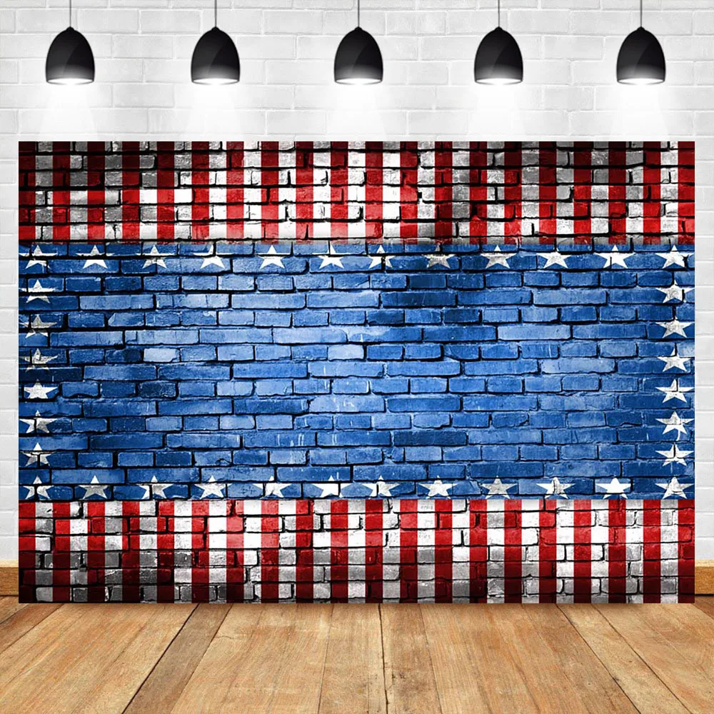 NeoBack American Flag Brick Wall Photography Background Independence Day Photo Backdrop for Picture
NeoBack American Flag Brick Wall Photography Background Independence Day Photo Backdrop for Picture