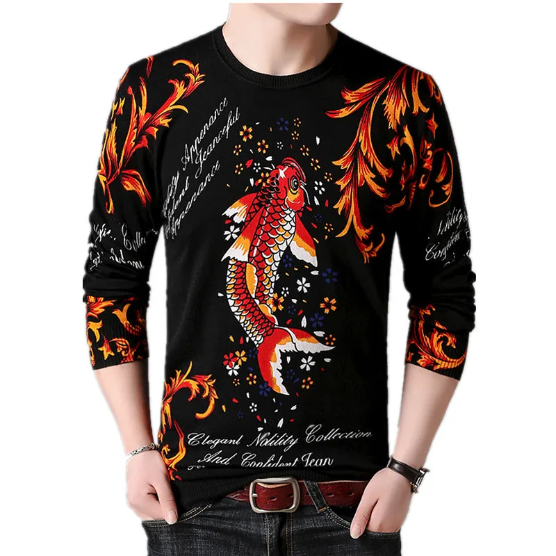 Chinese style red squid pattern 3d print luxury pullover sweater Spring 2019 New quality soft smooth boutique sweater men M-XXXL
Chinese style red squid pattern 3d print luxury pullover sweater Spring 2019 New quality soft smooth boutique sweater men M-XXXL