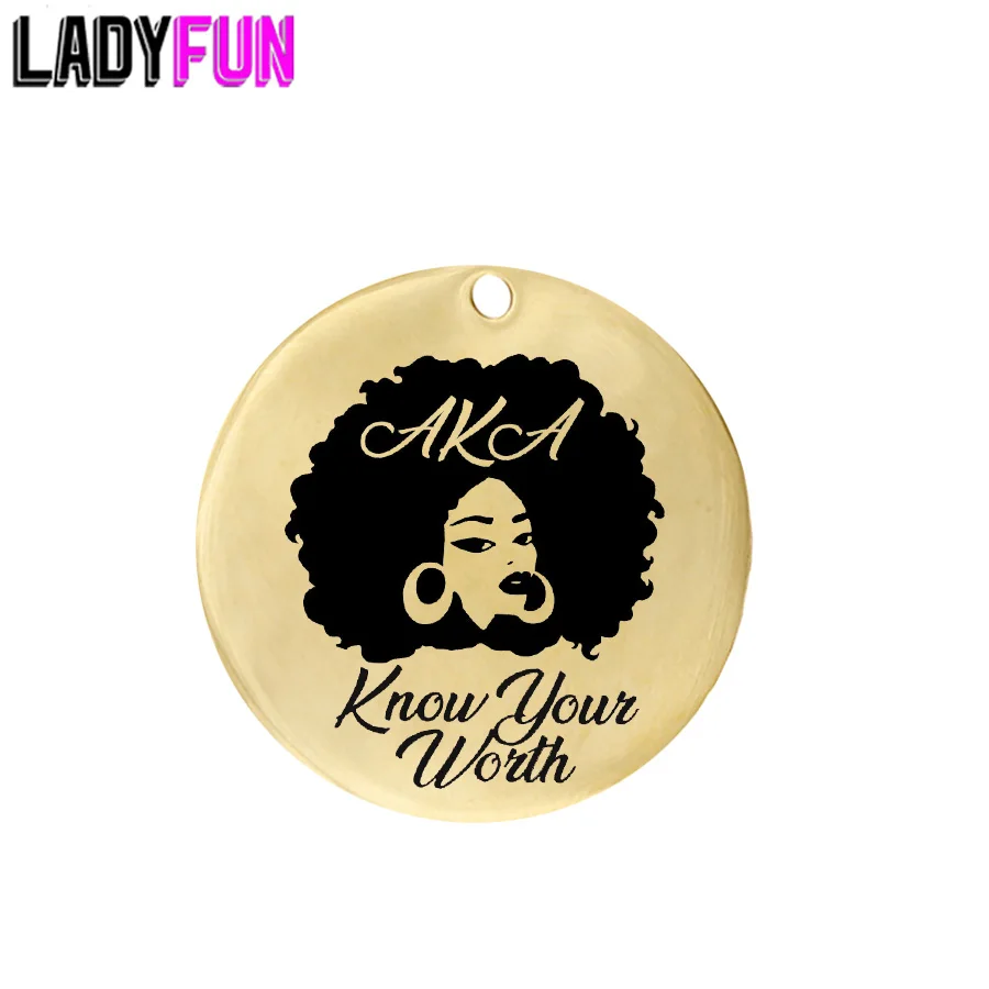 Ladyfun Customizable Stainless Steel Charm Know Your Worth AKA Charm Pendant 25mm 20pcs/lot
Ladyfun Customizable Stainless Steel Charm Know Your Worth AKA Charm Pendant 25mm 20pcs/lot