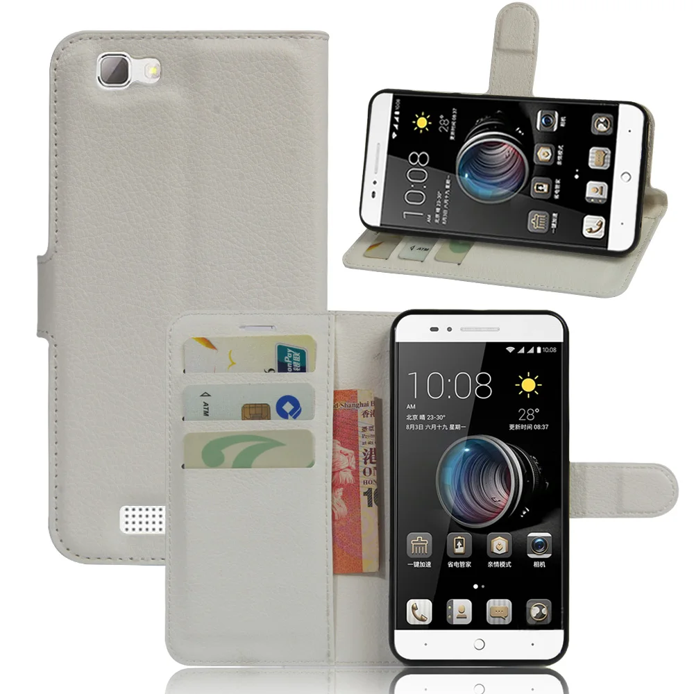 Luxury For ZTE Blade A610 Leather Case Flip Back Cover Case For ZTE Blade A610 A 610 Case Protective Phone Bag Skin With Slot