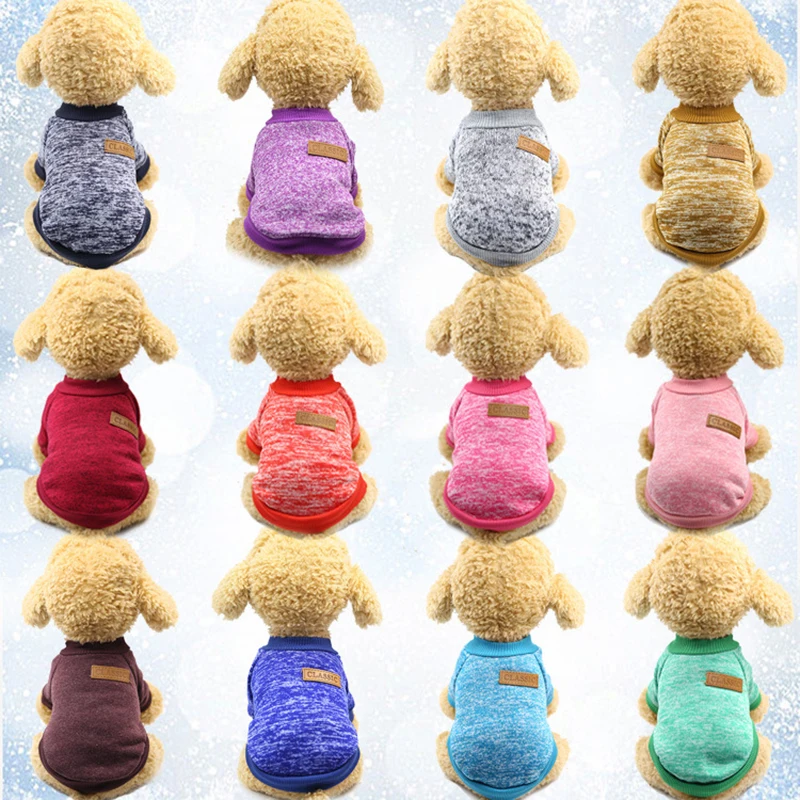 Dog Clothes For Small Dogs Soft Pet Dog Sweater Clothing For Dog Winter Chihuahua Clothes Classic Pet Outfit Ropa Perro XS-2XL
Dog Clothes For Small Dogs Soft Pet Dog Sweater Clothing For Dog Winter Chihuahua Clothes Classic Pet Outfit Ropa Perro XS-2XL