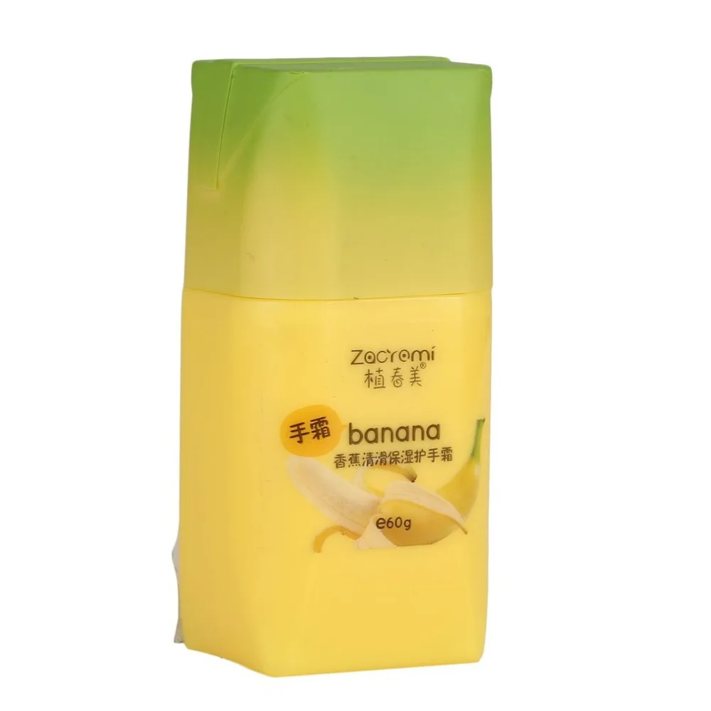 Banana Hand Cream Extract Essence Moisturizing Smooth Anti Chapping Anti Aging Hand Cream Skin Care Lotion 60g
Banana Hand Cream Extract Essence Moisturizing Smooth Anti Chapping Anti Aging Hand Cream Skin Care Lotion 60g