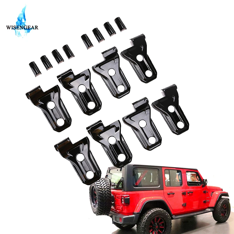 WISENGEAR 8pcs For 2018 Jeep wrangler JL 4-Door ABS Door Hinge Covers Trim (Black Red Chrome) Exterior Accessories
WISENGEAR 8pcs For 2018 Jeep wrangler JL 4-Door ABS Door Hinge Covers Trim (Black Red Chrome) Exterior Accessories