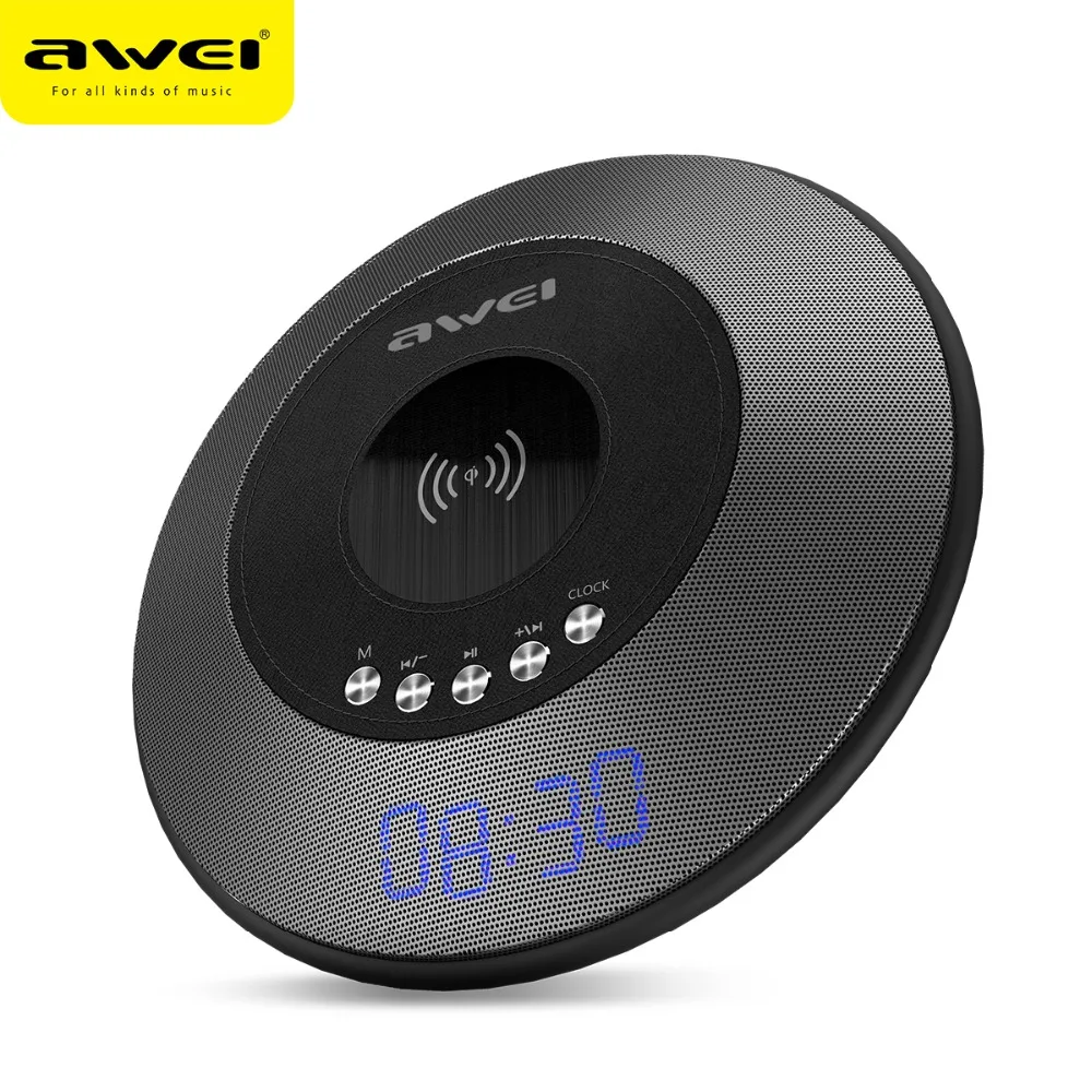 AWEI Y290 bluetooth динамик с беспроводным зарядным устройством мини портативный адаптер