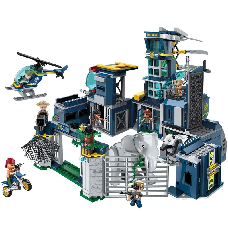 ENLIGHTEN Mountain City 2in1 Police Station Helicopter Headquarter Building Blocks Sets Bricks Model Kid Toy Compatible
ENLIGHTEN Mountain City 2in1 Police Station Helicopter Headquarter Building Blocks Sets Bricks Model Kid Toy Compatible