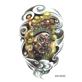 Large Body Art Arm Sleeves Temporary Tattoo Sticker Cool Peking Opera Arm Art Tattoo Male Half Totem Fake Tatoo for Men Women
Large Body Art Arm Sleeves Temporary Tattoo Sticker Cool Peking Opera Arm Art Tattoo Male Half Totem Fake Tatoo for Men Women