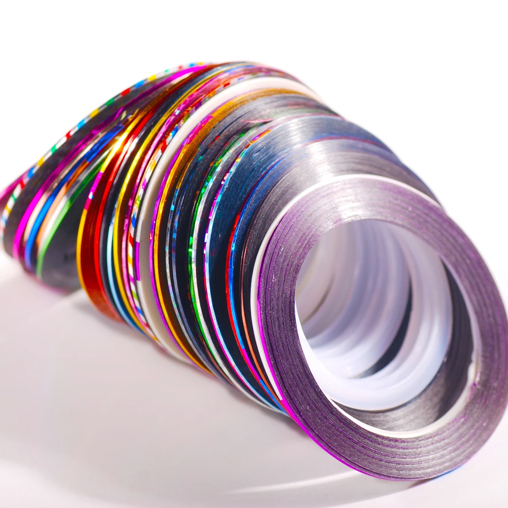 Hisenlee 1mm 31 Colors/Rolls Nail Striping Tape Decal DIY 3D Variety Nail Art Decorations Nail Line Foil DIY Beauty Nail Sticker
Hisenlee 1mm 31 Colors/Rolls Nail Striping Tape Decal DIY 3D Variety Nail Art Decorations Nail Line Foil DIY Beauty Nail Sticker