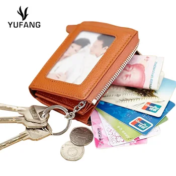 YUFANG Mini Coin Pocket Genuine Leather Card Pocket Women And Men Natural Cowhide Zipper Coin Money Bag Fashion Key Holder
YUFANG Mini Coin Pocket Genuine Leather Card Pocket Women And Men Natural Cowhide Zipper Coin Money Bag Fashion Key Holder