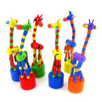 Interesting1Pc/3Pcs 17CM Mini Animal Cute Kids Wooden Dancing Giraffe Rocking Station Bucket Children Birthday Christmas Gifts
Interesting1Pc/3Pcs 17CM Mini Animal Cute Kids Wooden Dancing Giraffe Rocking Station Bucket Children Birthday Christmas Gifts