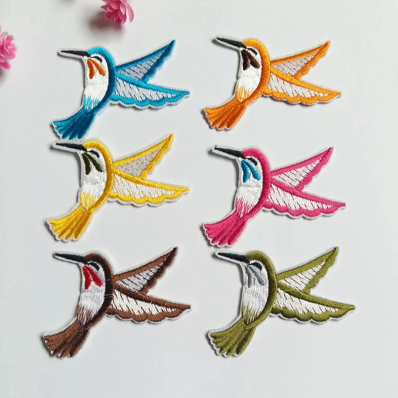 12Pcs Hummingbird Embroidered Patch Iron On Patch Sewing Applique Badge Clothes Patch Craft Sewing Accessories Random mix colors
12Pcs Hummingbird Embroidered Patch Iron On Patch Sewing Applique Badge Clothes Patch Craft Sewing Accessories Random mix colors