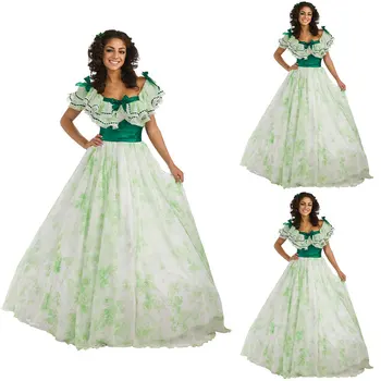 Historical!19 Century Vintage Costumes 1860S Victorian Gothic/Civil War Southern Belle Gown Dress Scarlett dress US 4-36 C-045
Historical!19 Century Vintage Costumes 1860S Victorian Gothic/Civil War Southern Belle Gown Dress Scarlett dress US 4-36 C-045