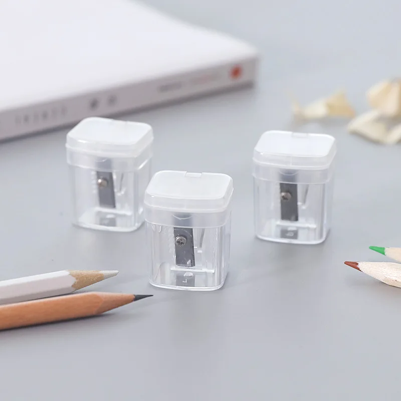 Simple and transparent pencil sharpener primary school children's manual pencil sharpener rotary pen pencil sharpener stationery
Simple and transparent pencil sharpener primary school children's manual pencil sharpener rotary pen pencil sharpener stationery