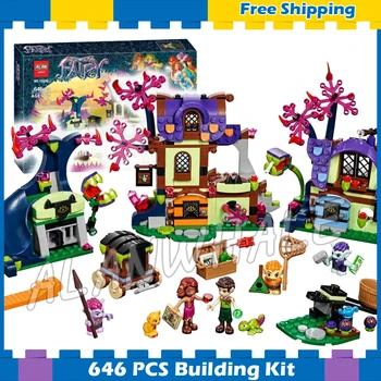 646pcs Magic Rescue from the Goblin Village Tree House 10698 Building Model Blocks Fairy Princess Set Compatible with Lago Elves
646pcs Magic Rescue from the Goblin Village Tree House 10698 Building Model Blocks Fairy Princess Set Compatible with Lago Elves
