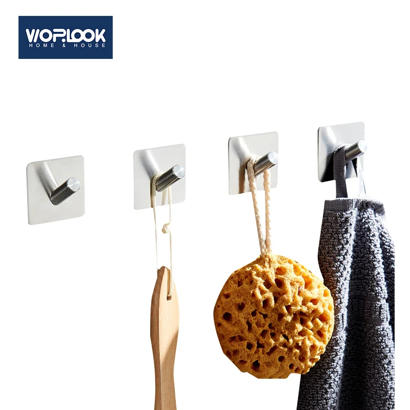 1/2/3 Hooks Adhesive Stainless Steel Hooks For Coats Hats Towels Keys Family Hanging Hooks Robe Bag Cohesive Wall Cloth Hanger
1/2/3 Hooks Adhesive Stainless Steel Hooks For Coats Hats Towels Keys Family Hanging Hooks Robe Bag Cohesive Wall Cloth Hanger