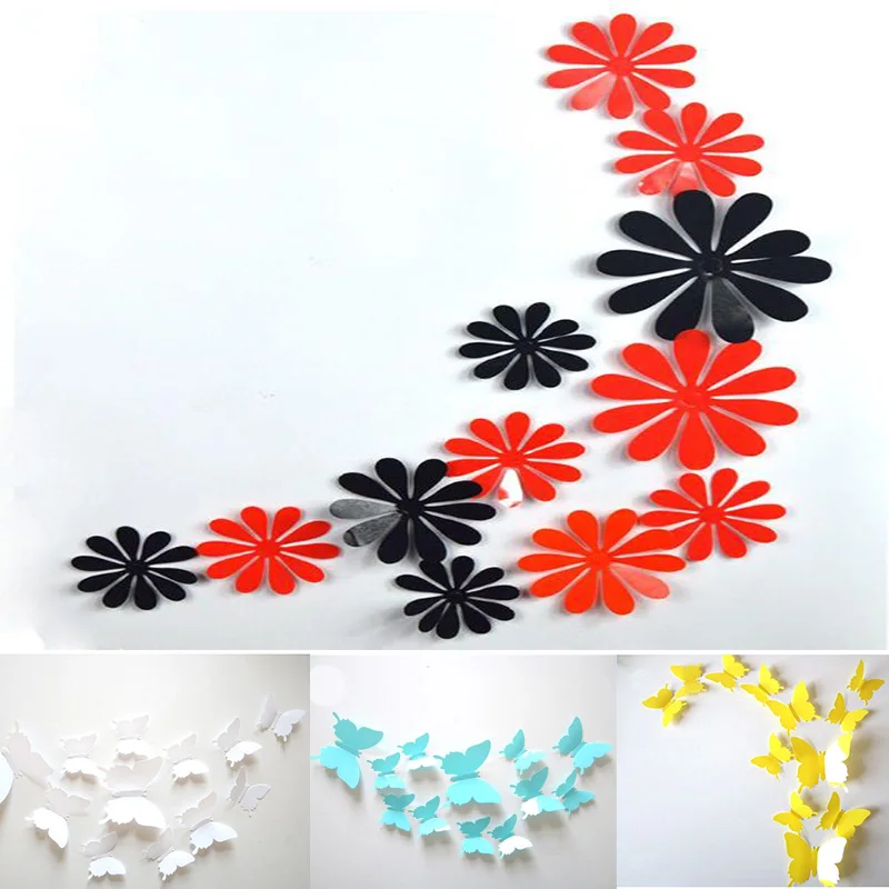 12pcs DIY 3D solid color butterfly flower wall stickers home decoration stickers Wallpaper Decorative Special Festivel wholesale
12pcs DIY 3D solid color butterfly flower wall stickers home decoration stickers Wallpaper Decorative Special Festivel wholesale