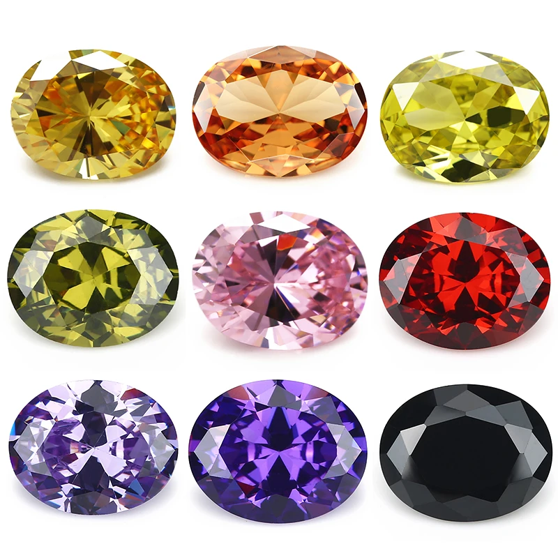 Size 2x3~13x18mm AAAAA Oval CZ Stone Golden Yellow ,Olive , Purple, Garnet Red, Pink Synthetic Cubic Zirconia Loose Zircon
Size 2x3~13x18mm AAAAA Oval CZ Stone Golden Yellow ,Olive , Purple, Garnet Red, Pink Synthetic Cubic Zirconia Loose Zircon