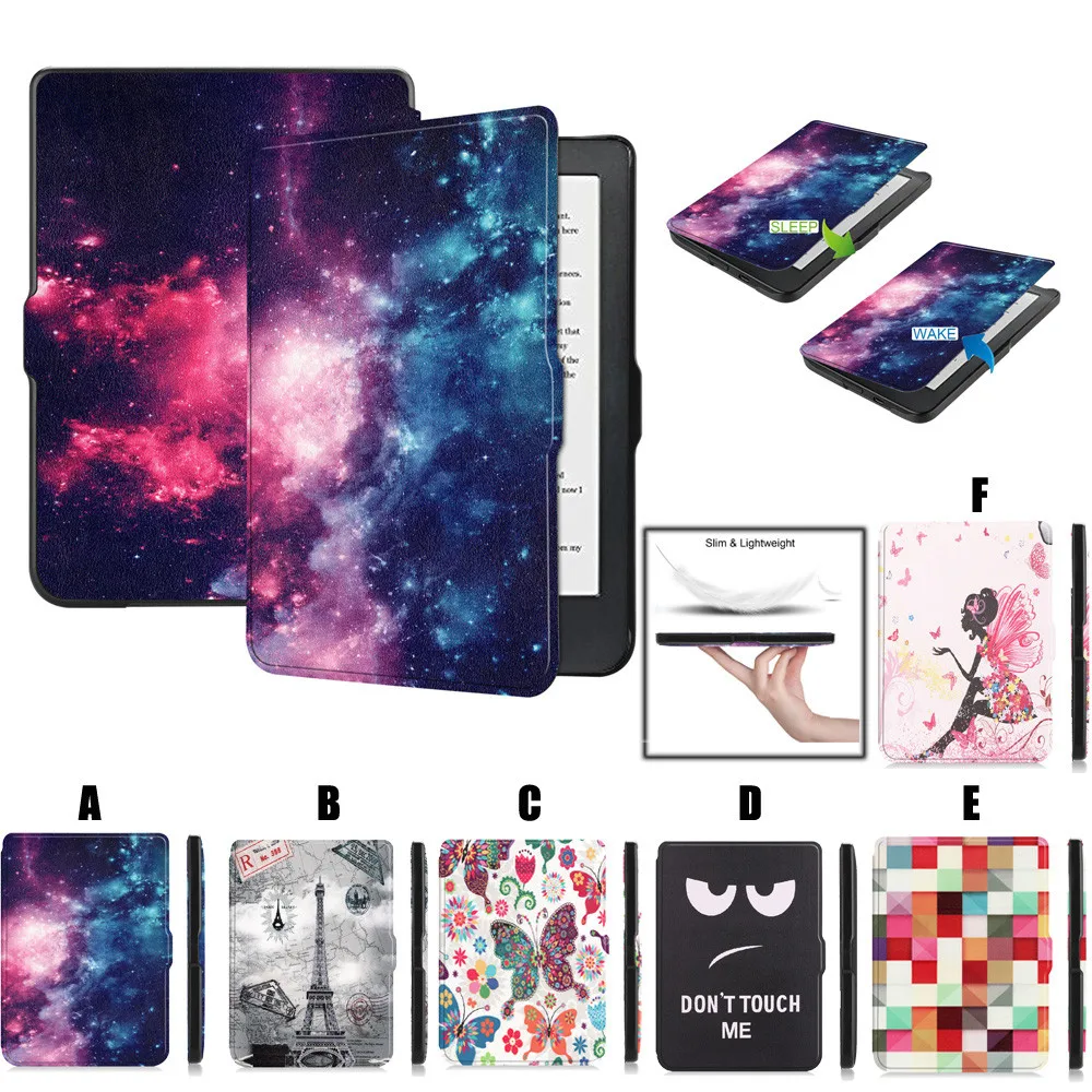 Flat-panel laptop color selection of anti-fall leather case Ultra-thin Smart Leather Case Stand Cover For Kobo Clara HD Leather
Flat-panel laptop color selection of anti-fall leather case Ultra-thin Smart Leather Case Stand Cover For Kobo Clara HD Leather