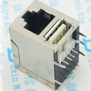 RJ45 + USB Single-Layer USB Network Socket Network Port RJ45 Socket Network Without Lights
RJ45 + USB Single-Layer USB Network Socket Network Port RJ45 Socket Network Without Lights