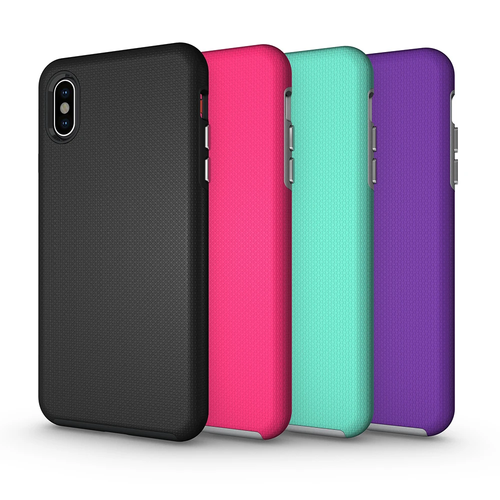 Двухслойный противоударный чехол из ТПУ и поликарбоната для iPhone 11 Pro Max X XS XR 5s 6S 6 7 8