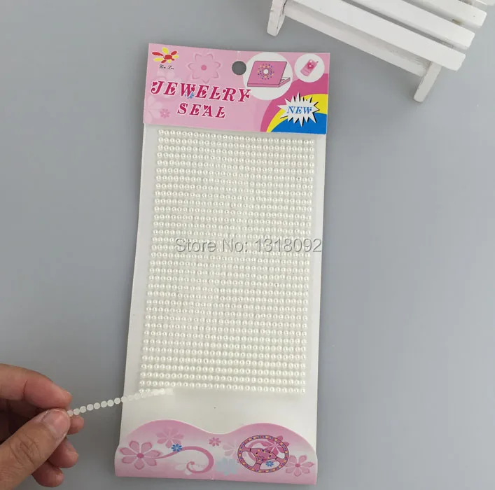 120Pcs Wholesale 3mm Cream Imitation Pearl Sticker Circle Beads On Strips Jewelry DIY (27*34=918Units/Sheet) DHL Free Shipping
120Pcs Wholesale 3mm Cream Imitation Pearl Sticker Circle Beads On Strips Jewelry DIY (27*34=918Units/Sheet) DHL Free Shipping