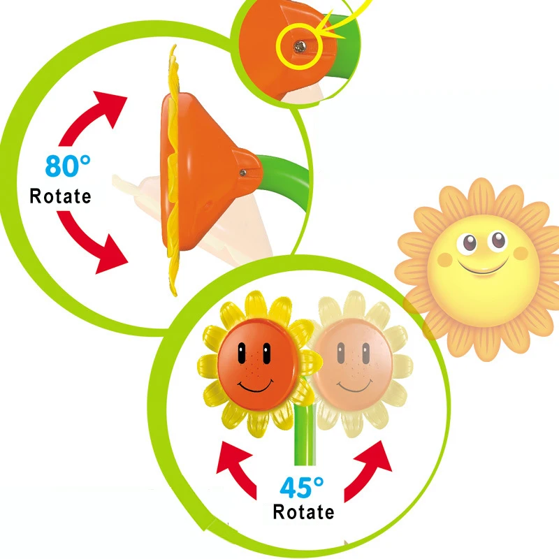 SUNFLOWER BATH TOY-1
