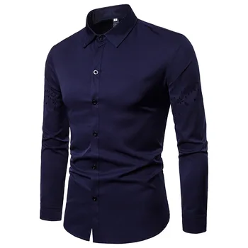 Men cotton shirts Autumn Casual Shirts Long Sleeve Shirt Hollow Shirt Top Blouse Solid Fashion Stand Collar Beach Party c0502
Men cotton shirts Autumn Casual Shirts Long Sleeve Shirt Hollow Shirt Top Blouse Solid Fashion Stand Collar Beach Party c0502