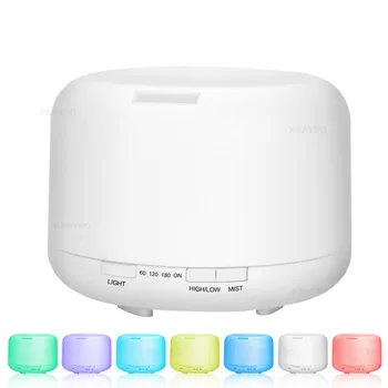 DEKAXI 500ML Aromatherapy Essential Oil Diffuser Ultrasonic Air Humidifier with 7 LED Color Changing Lamps and Timer Settings
DEKAXI 500ML Aromatherapy Essential Oil Diffuser Ultrasonic Air Humidifier with 7 LED Color Changing Lamps and Timer Settings