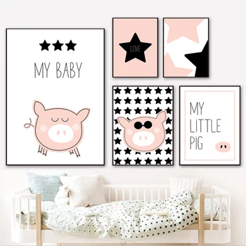 Animals Pig Pentagram Quote Nordic Poster Wall Art Canvas Painting Posters And Prints Wall Pictures For Baby Girl Boy Room Decor
Animals Pig Pentagram Quote Nordic Poster Wall Art Canvas Painting Posters And Prints Wall Pictures For Baby Girl Boy Room Decor