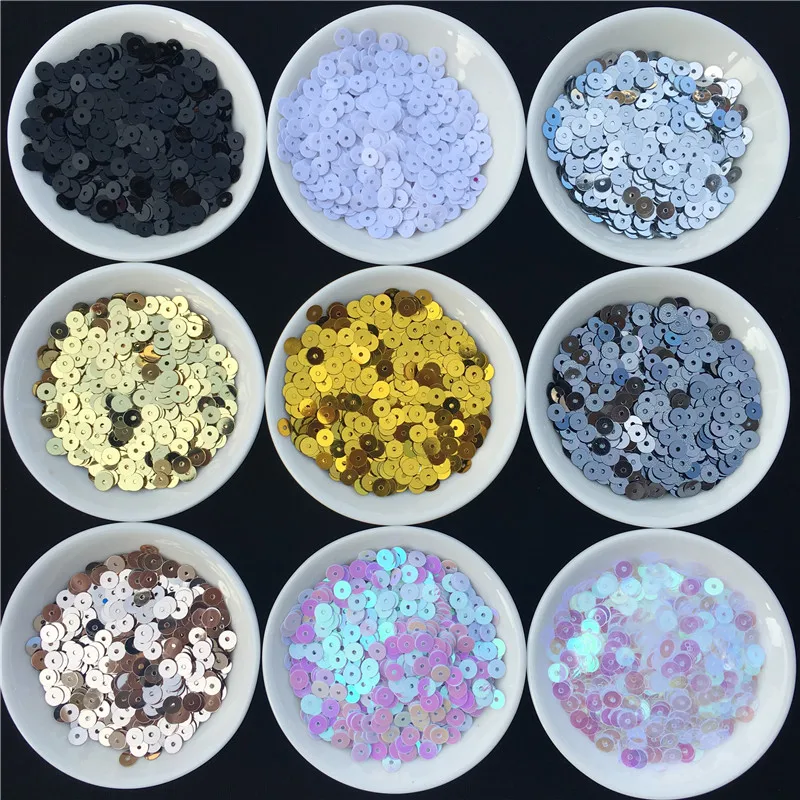 1000Pcs/Lot 5mm PVC Flat Round Loose Sequins Paillettes Sewing craft For Wedding Decoration, Women Clothing Embroidery Accessory
1000Pcs/Lot 5mm PVC Flat Round Loose Sequins Paillettes Sewing craft For Wedding Decoration, Women Clothing Embroidery Accessory