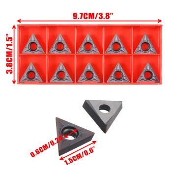 10Pcs Lathe Turning Tools TCMT16T304 VP15TF Carbide Insert Lathe Cutter Tool Durbale Blade For Lathe Tools Milling CNC Tool
10Pcs Lathe Turning Tools TCMT16T304 VP15TF Carbide Insert Lathe Cutter Tool Durbale Blade For Lathe Tools Milling CNC Tool