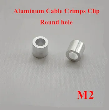 200pcs 2mm M2 Aluminum Cable Crimps Sleeve Round Hole Ferrule Crimping Loop Oval Wire Rope Clip Swage Fittings
200pcs 2mm M2 Aluminum Cable Crimps Sleeve Round Hole Ferrule Crimping Loop Oval Wire Rope Clip Swage Fittings