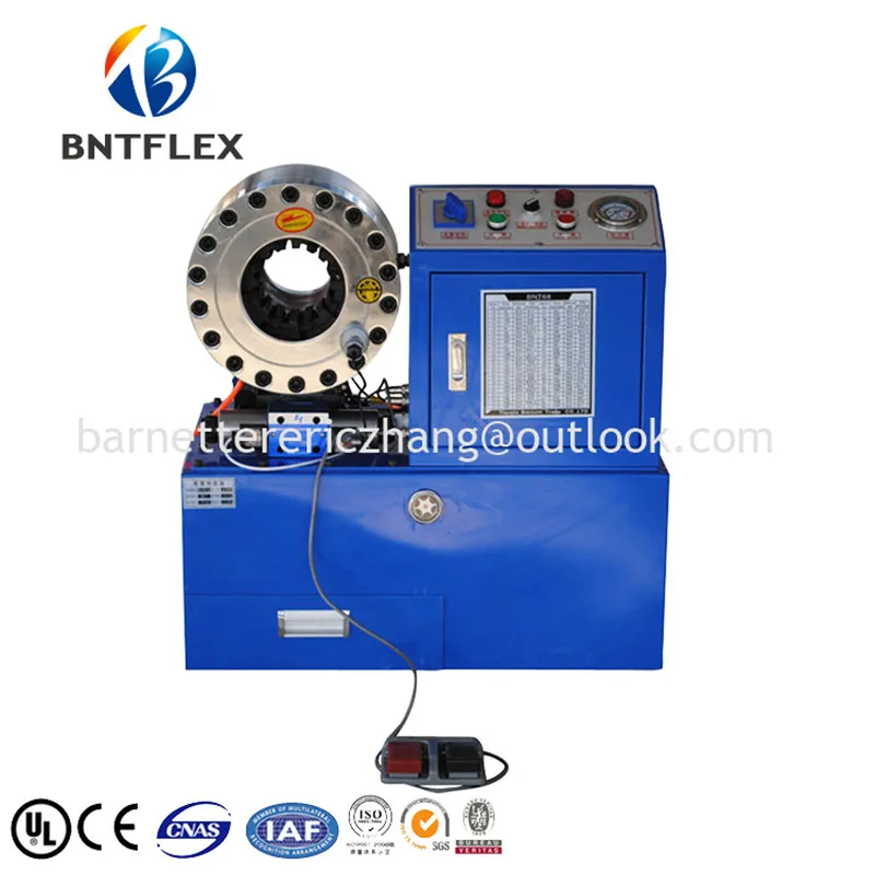 BNT68 1/4" 2" press for hydraulic hose, hydraulic hose pressing machine, hose crimping machine for sale
BNT68 1/4" 2" press for hydraulic hose, hydraulic hose pressing machine, hose crimping machine for sale