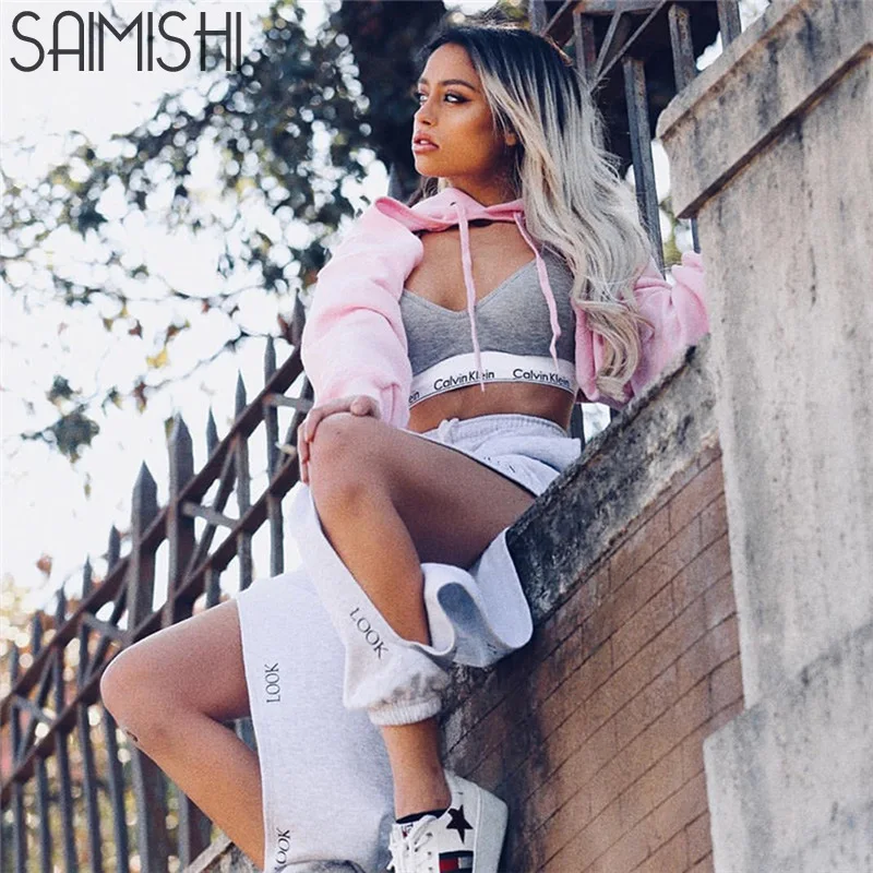 Saimishi Hooded Sweatshirt Drop Shoulder Autumn Spring Women Casual Hoodies Fashion Long Sleeve Pullovers Female Crop Tops
Saimishi Hooded Sweatshirt Drop Shoulder Autumn Spring Women Casual Hoodies Fashion Long Sleeve Pullovers Female Crop Tops